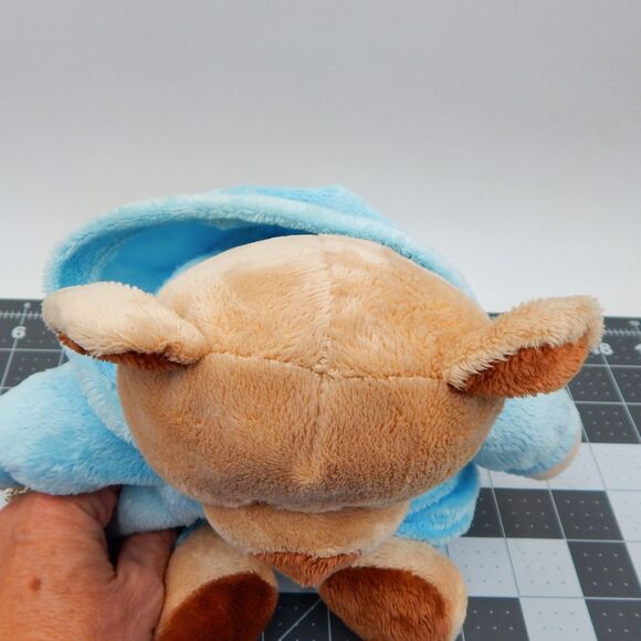 Ty Pluffies Baby Blue Bear Plush Soft Pajamas Teddy 2010 Stuffed Animal Toy - Picture 7 of 8